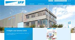 Desktop Screenshot of iff-gmbh.com